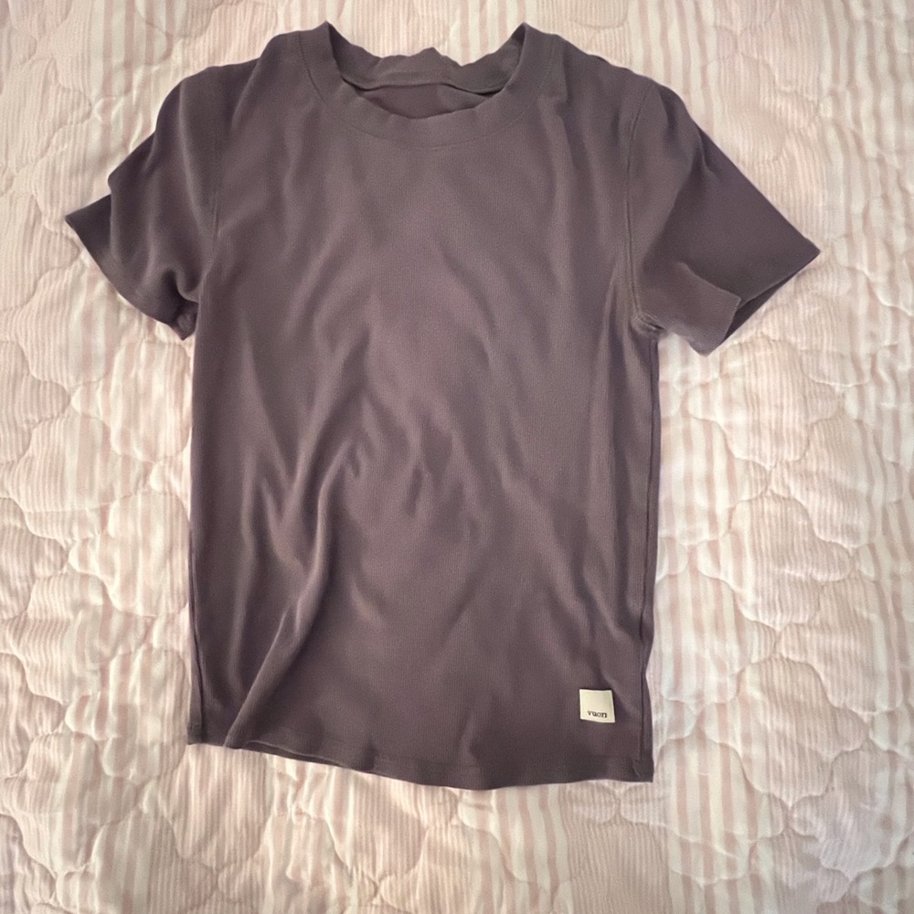 VOURI purple tight fitted shirt